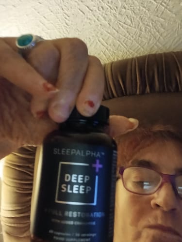 Customer photo review of Deep Sleep + Full Restoration Natural Sleep Relief