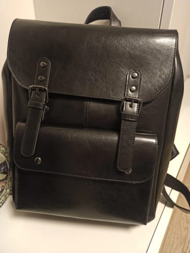 Customer photo review of Sac à dos cuir femme Versailles