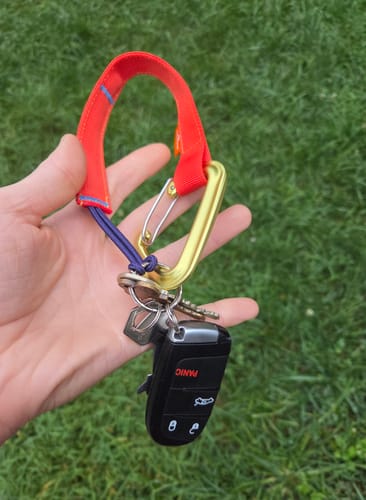 Customer photo review of Trail Tether: Hiking-Rated Pacifier Clip and Multi-Use Strap