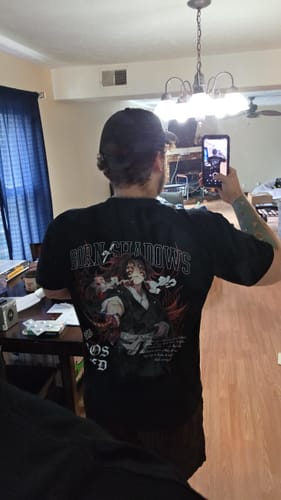 Customer photo review of Demon Slayer 'Upper Moon 1' Oversized T-Shirt