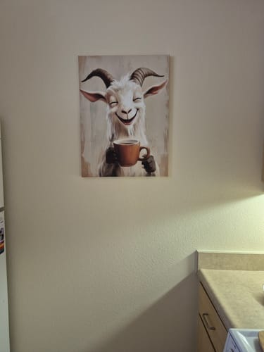 Customer photo review of Morning Cup of GOAT