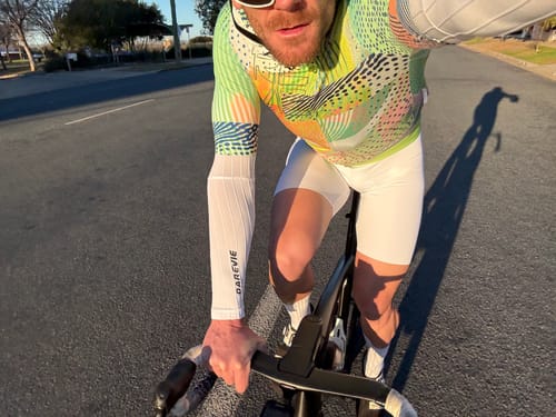 Customer photo review of LIFTTINT 2.X BIB SHORTS - WHITE