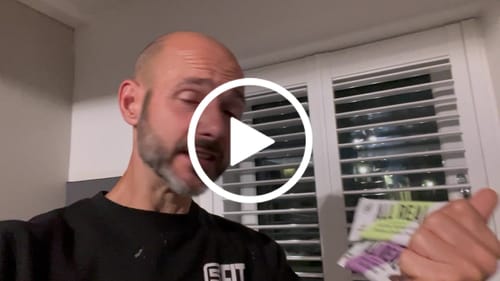 Customer video review of Choc Hazelnut Protein Bar 50g x 12 bars