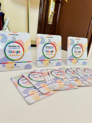 Customer photo review of RATECARDS™ - Google Grow Package