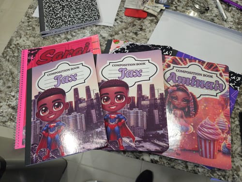 Diane T. review of Editable Composition Notebook Templates (Back-to-School Edition) image 1 out of 1