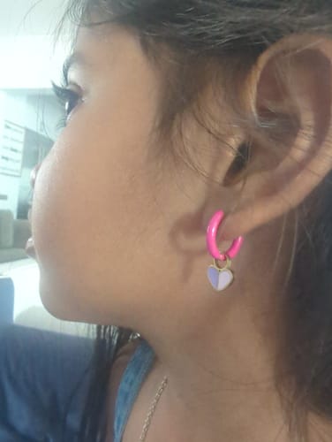 Customer photo review of Heart Duo Charms