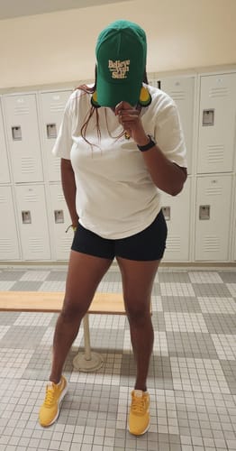 Customer photo review of Believe inna YuhSelf (Money Green)