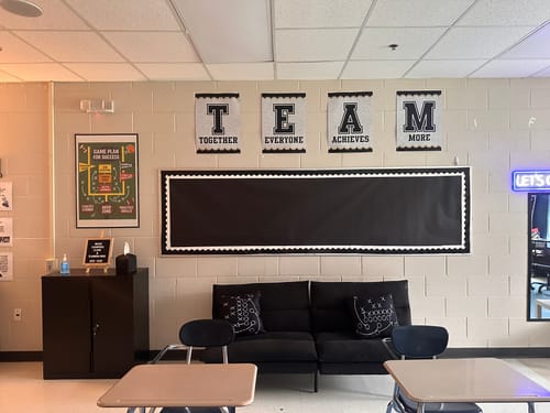 Customer photo review of TEAM | Classroom Posters | School Spirit | Schoolgirl Style
