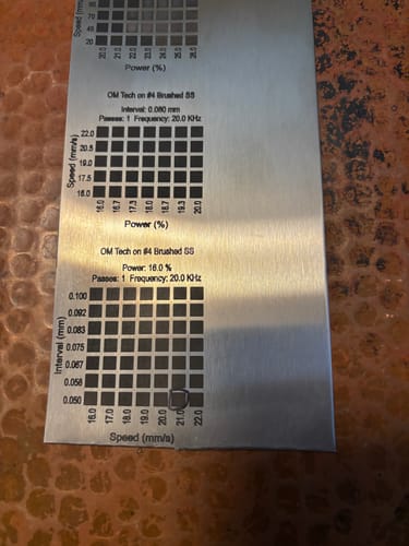 Customer photo review of Black Laser Marking Spray