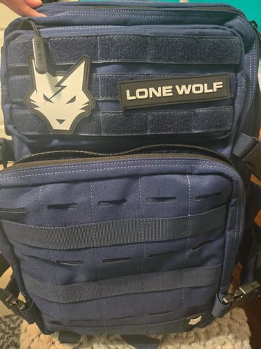 Customer photo review of Gen 3 Blue 45L Backpack