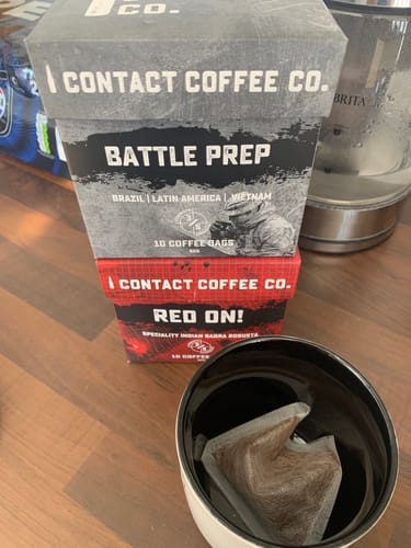 Customer photo review of Single Serve Coffee Bags Bundle