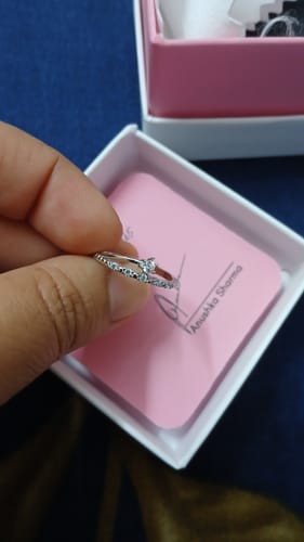 Customer photo review of Silver Gratia Ring