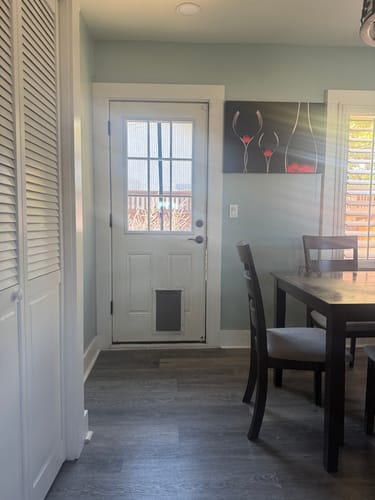 Customer photo review of Clear 9 Lite Glass and Frame Kit (Half Lite)