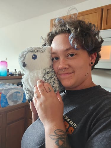 Customer photo review of Owlbear Plush