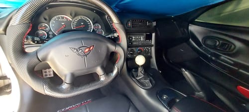 Customer photo review of Genuine Carbon Fiber Steering Wheel For C5 Corvette 1997-2004