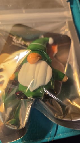 Customer photo review of Everyday Little Glass Gnomes, Green