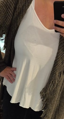 Customer photo review of MONA Top - weiß