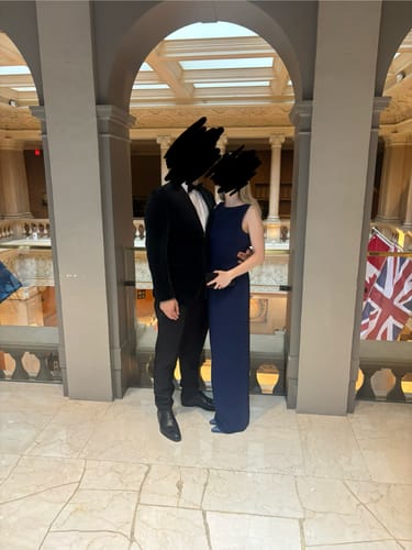 Customer photo review of Portia Dress by Amanda Uprichard - RENTAL