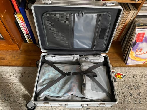 Customer photo review of Compressible Packing Cubes (6 Pieces)