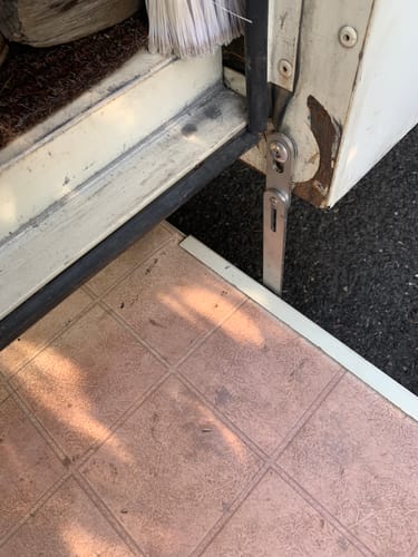 Customer photo review of Stepper Door Swing Arm