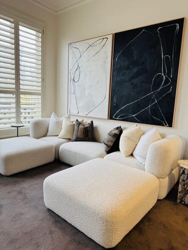 Customer photo review of Abstract Painting Set of 2 #AB 117