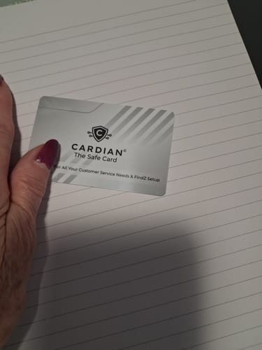 Customer photo review of CARDIAN The SafeCard Protect Your Cards, Protect Your Identity (Fulfillment Only)
