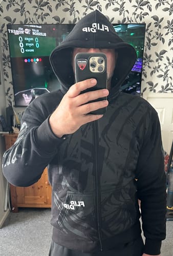 Customer photo review of Armoured All-Over Hoodie
