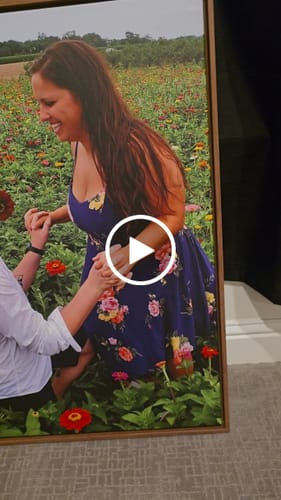 Customer video review of Create Your Own Canvas Wall Art