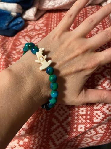 Customer photo review of The Shark Week Bracelet