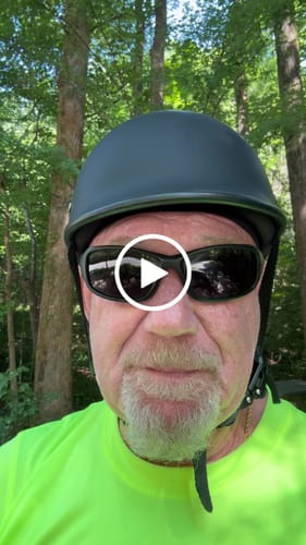 Customer video review of Low Profile Reversible DOT Polo Helmet / Matte Black
