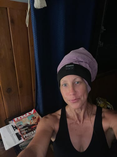 Customer photo review of CozyBand Wireless Headphones