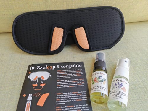 Customer photo review of Schlafmaske mit funktionalen Düften gegen Stress & Einschlafprobleme, Starterbox