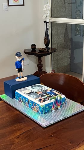 Customer photo review of Under the Sea - Edible Icing Cake Wrap