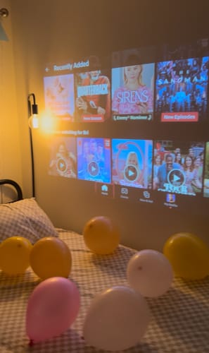 Customer photo review of MovieHub™ Ultra HD Projector