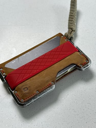 Customer photo review of 3 POCKET BIFOLD LEATHER