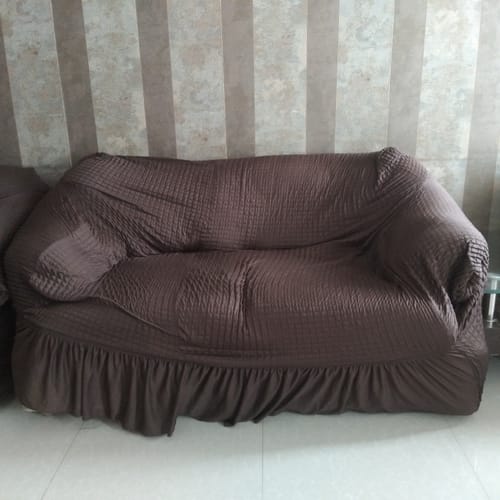 Customer photo review of MOUSE FITTED BUBBLE SOFA COVER
