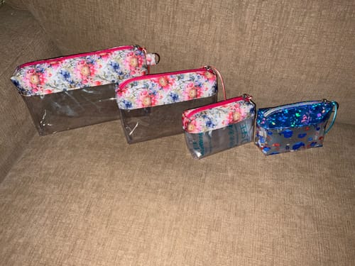 Customer photo review of Crystal Clear Trio Pouch Pattern