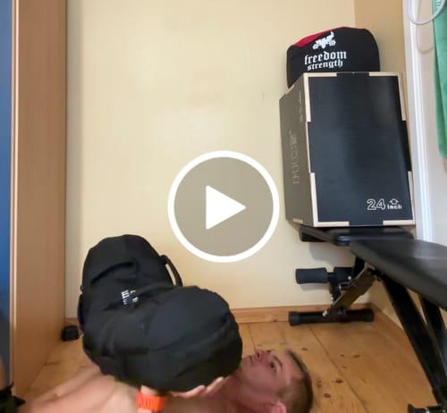 Customer video review of Training Sandbag