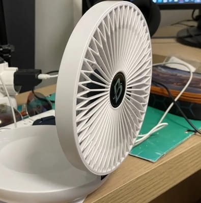 Customer photo review of LitLamp™ Foldable Fan Nightlight