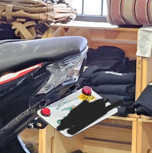 Customer photo review of Kawasaki Ninja 650 / Z650 2020+ - Fender Eliminator Kit