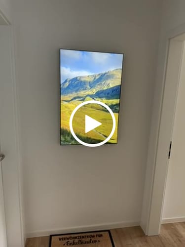 Customer video review of Canvalight® Leuchtbild | Eigenes Motiv | Hochformat