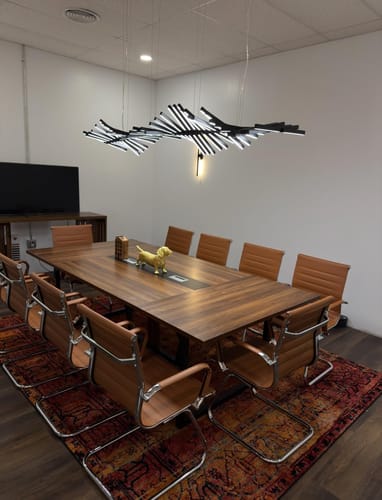 Customer photo review of WOMO Adjustable Fish Bone Chandelier-WM2039