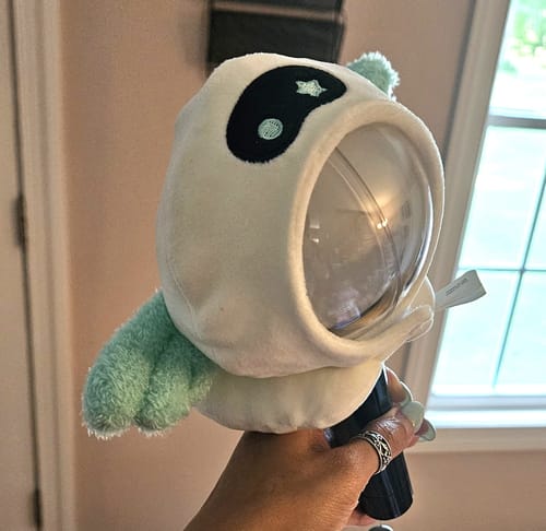 Customer photo review of BTS JIN - RUNSEOKJIN OFFICIAL MD OFFICIAL LIGHT STICK WOOTTEO ACCESSORY