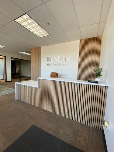 Customer photo review of Acoustic Slat Wall Panel | Natural Oak | Premium 3-sided Wood Veneer