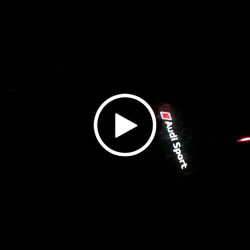 Customer video review of AUDI DOOR LIGHTS