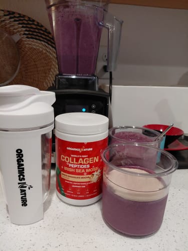 Customer photo review of White Chocolate Mocha Collagen Sea Moss - 2 Tubs