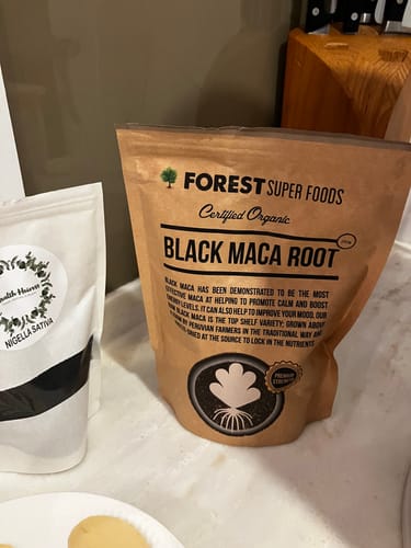 Customer photo review of Certified Organic Black Maca Powder