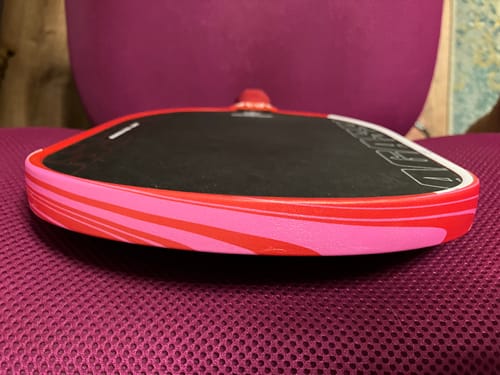Customer photo review of Groovy Pink Edge Tape (3 pack) - Pickleball Paddle Edge Tape