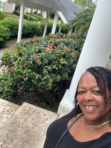 Customer photo review of Brigitte Brianna Square Top Tank