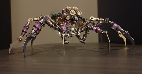 Customer photo review of Cyberpunk Plasma Ball Spider